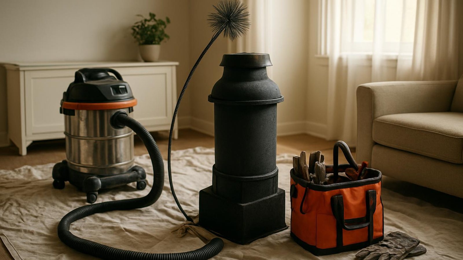 Practical chimney sweep & inspection in Kensington
